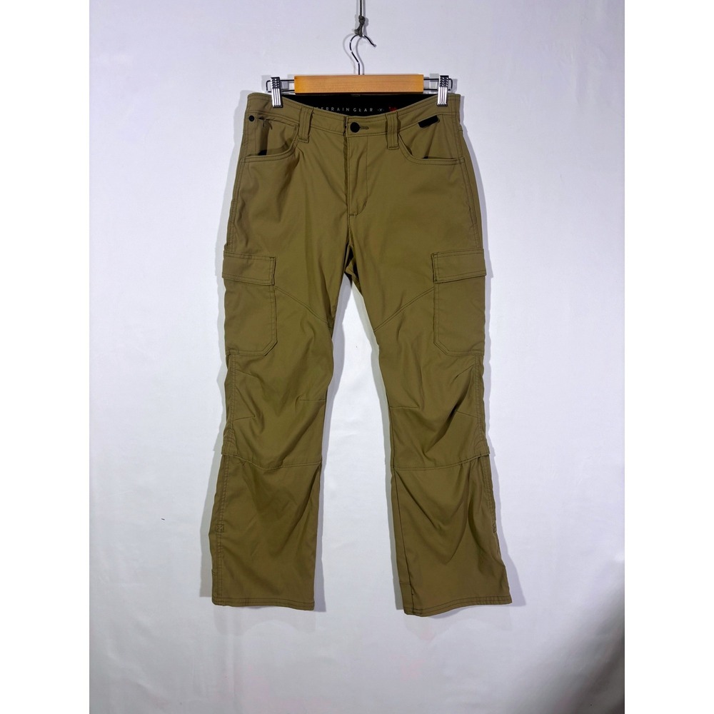Gorpcore Hiking Outdoor Wrangler All Terrain Gear Cargo Pants Women 10 Short Tan